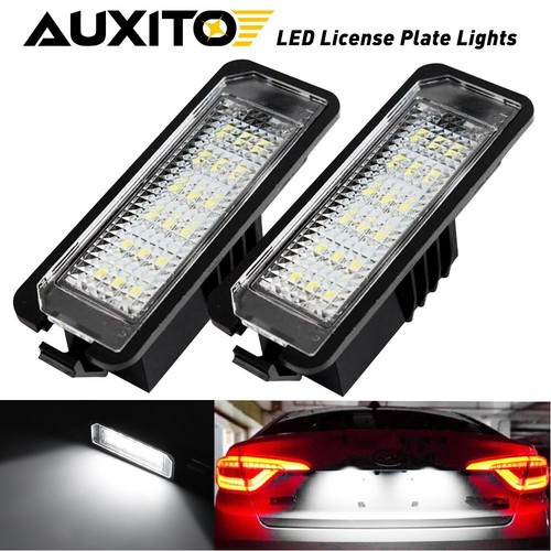 Led white number license - number,
