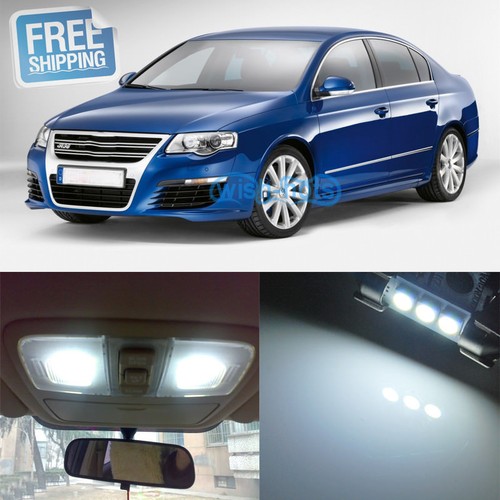 14pcs white led interior - white,