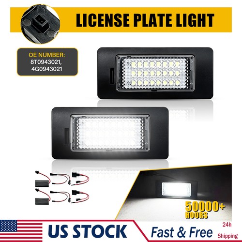 White led license - 2x,