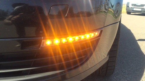 Used led smoked front turn - front,